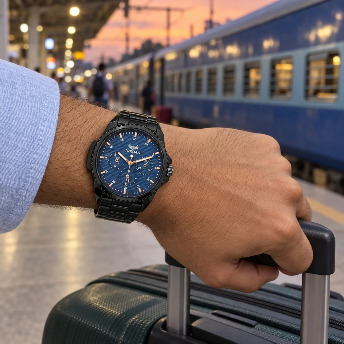 Stealth Edge Blue, wrist