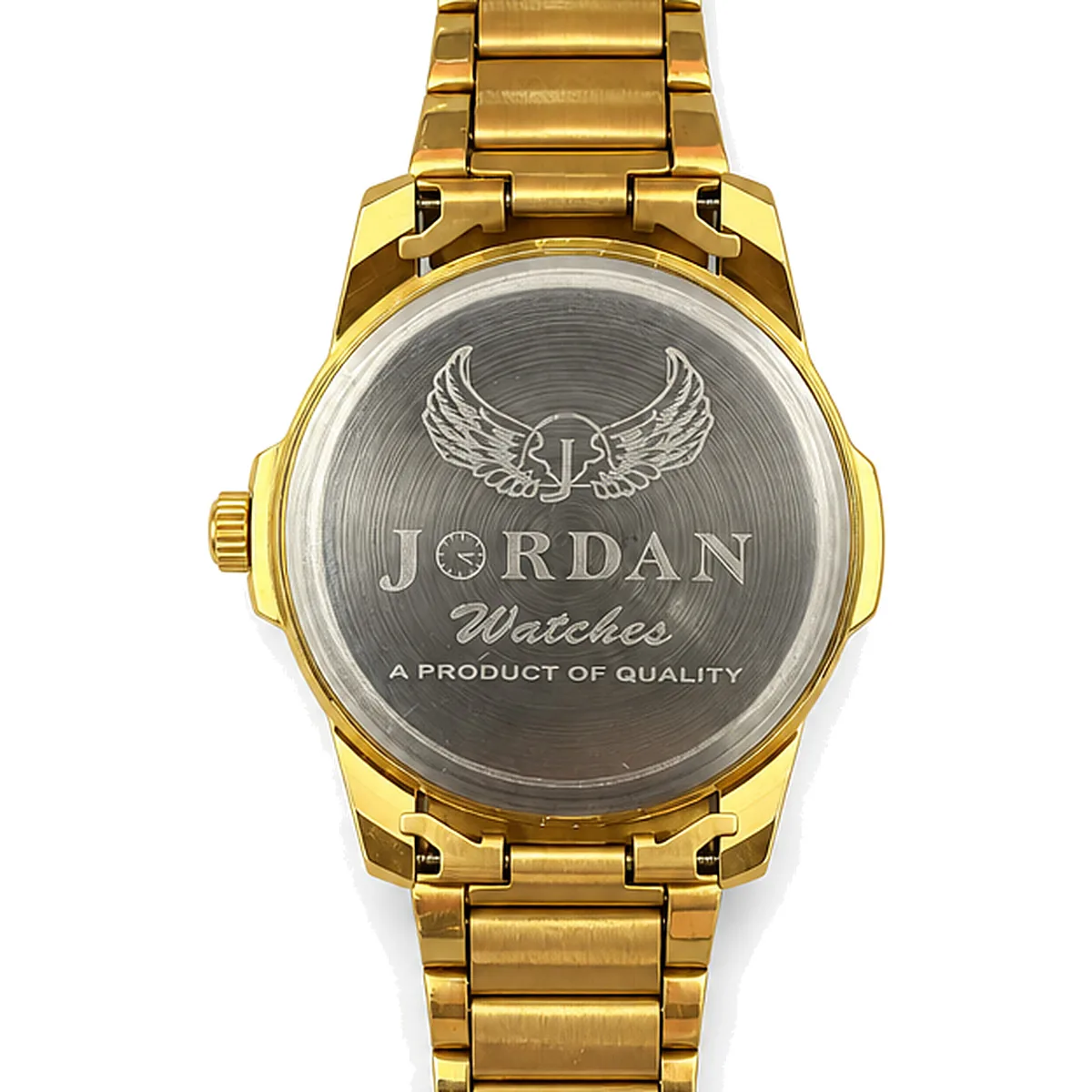 Gold Lattice White, back