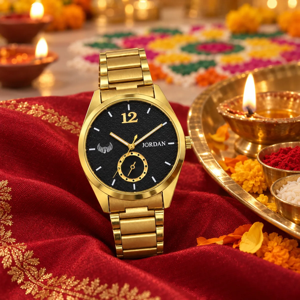Gold Lattice Black, lifestyle
