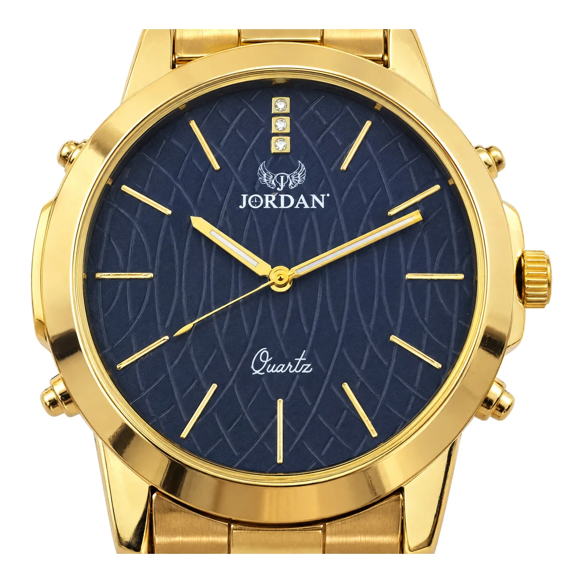 Gold Weave Blue, zoom