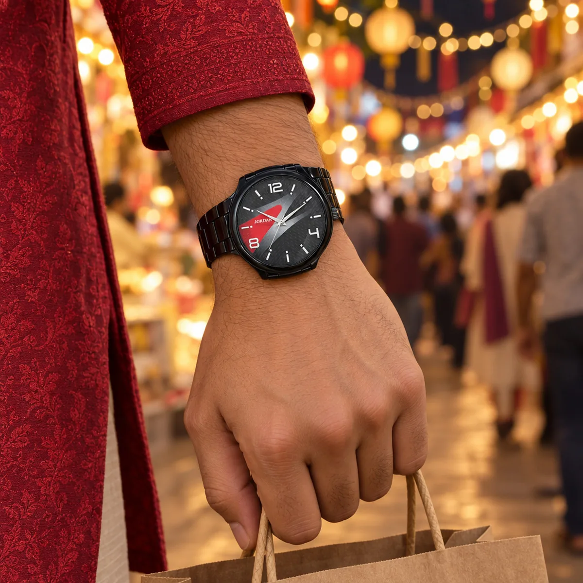 Stealth Arc Red, wrist
