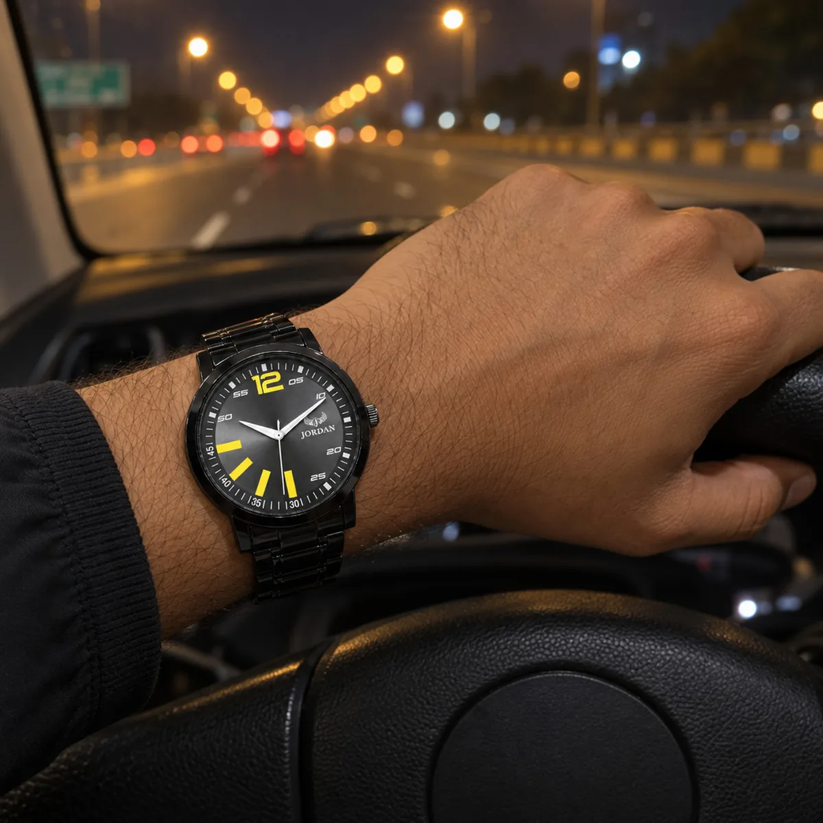 Stealth Track Black, wrist