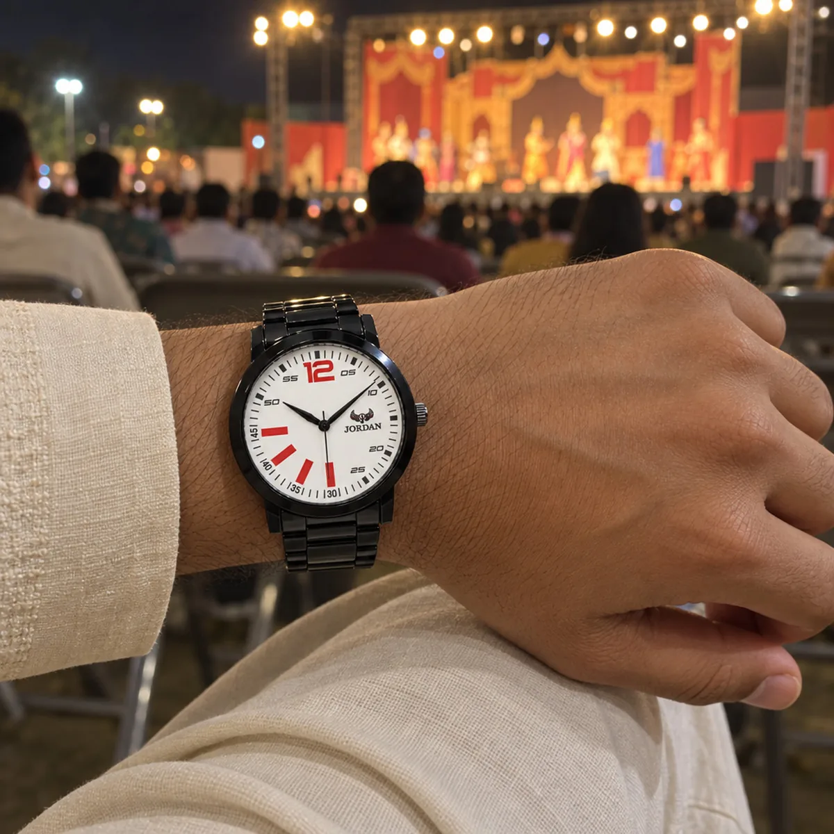 Stealth Track Red, wrist