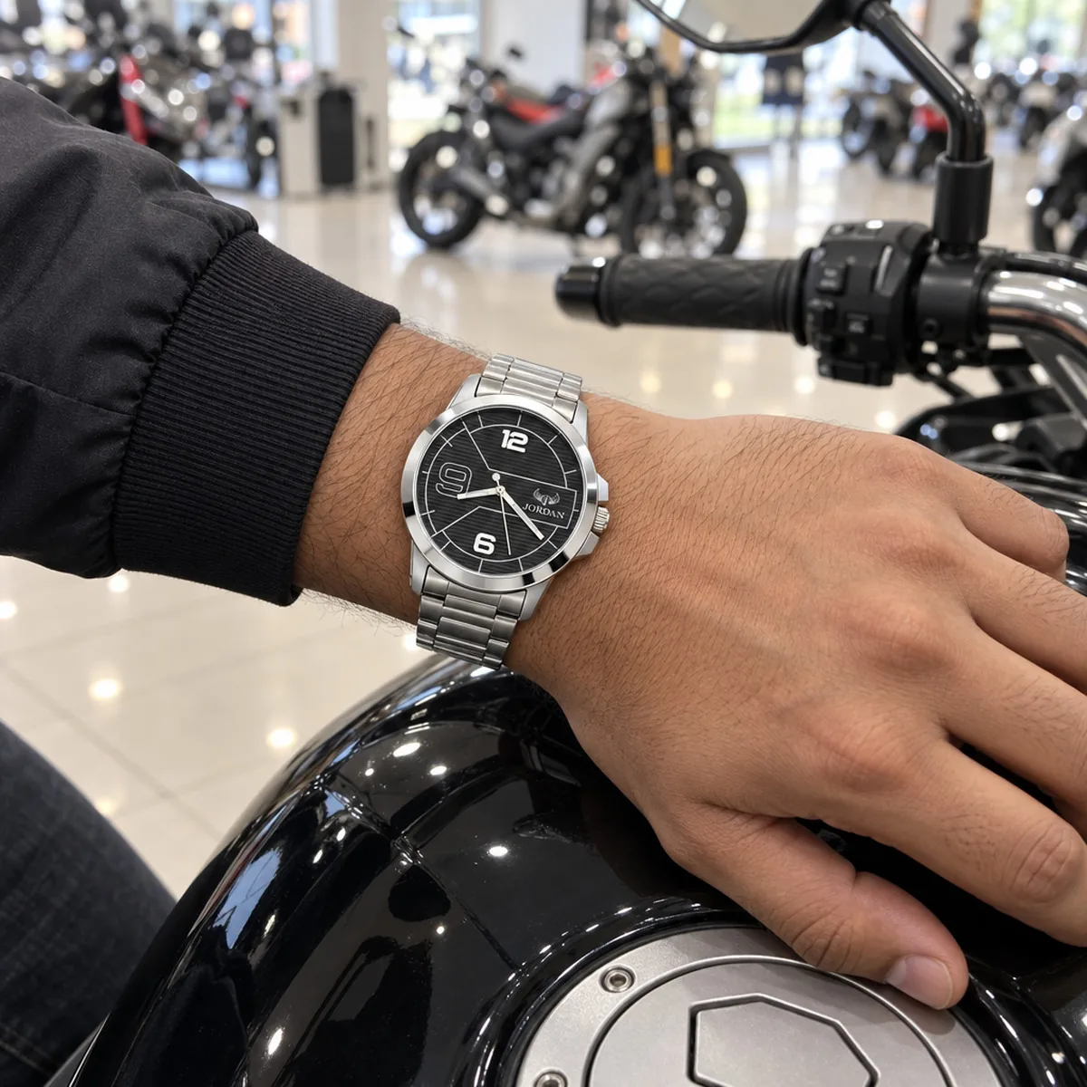 Steel Panel Black, wrist